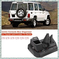 (QDGN) USB Charger Centre Console Box Organizer Shift Gear Leather Boot for Land Cruiser LC70 LC76 L