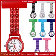 Metal Quartz Watch Analog Brooch Medical Nurse Fob Watch Doctor Portable Fob Watch Fashion Pocket Wa