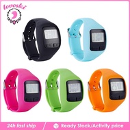 [Lovoski] Digital Pedometer Watch,Calories Step Counter,Sport Watch,Running Pedometer Bracelet for B