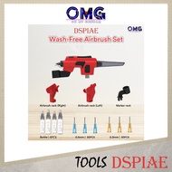 Dspiae Wash-Free Airbrush PT-AB SET Mixing Bottle 50ml MS-B50 Wash-Free Airbrush Needle AB-D03 AB-D0
