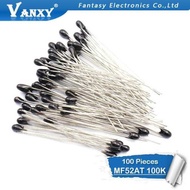 100pcs ntc-mf52at ntc thermistor temperature sensor ntc thermistor 100k ntc MF52AT MF52 3950 100 k o