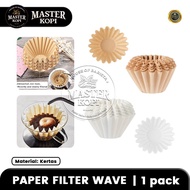 Wave Coffee Filter V60 Paper Cup V60 Dripper V60 Filter Paper (1 Pack)