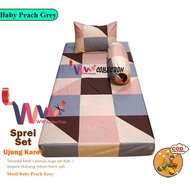 SINGLE BEDSHEET NO.4 (90x200) Aesthetic rubber corners / /