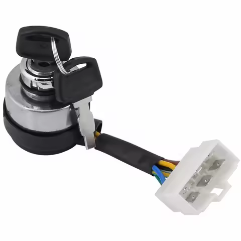 4/6 Wire Way Gasoline Generator Ignition Start Key Lock Combination Switch for 2-3KW 168F and 5-8kw 