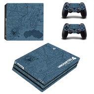 （NEW STYLE stickers)Uncharted 4 PS4 Pro Stickers Play station 4 Skin Sticker Decal For PlayStation 4 PS4 Pro Console &amp; Controller Skins Vinyl