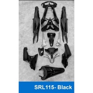 COVER SET SRL115  115 (CARBURETOR) COVER SET YAMAHA LAGENDA 115Z (BLACK ALL)