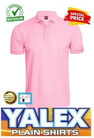 Shirt On Yalex Gold Plain Polo Shirt Colored Light Pink SHIRT WITH COLLAR  High Quality Red Label Sh