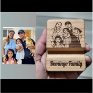 Wooden Phone Stand with Quality Custom Laser Engraving using xTool F2