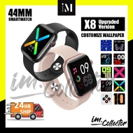 【24HR SHIP】X8 Smart Watch 44MM Customize Wallpaper Bluetooth Call T500 X7