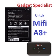 Mifi A8+ battery Bateri A8+ MiFi Stanby Battery WiFi Router MiFi D5 D6 D6+ D7 D9 Q8 LT600 TENDA 4G185 4G180 B9010