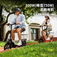 T3Hezzo Electric Bicycle 48v15AH Electric Vehicle Portable Pick-up Baby Shopping Scooter Moped Batte