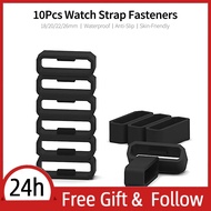 supergoodsales 10Pcs 26mm Silicone Replacement Secure Rings Watch Strap Fasteners Band Keepers Loops