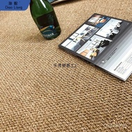 Bay Window Rug Coffee Table Living Room Carpet Rug ins Imitation Blanket Photo Sword Hemp Carpet Art