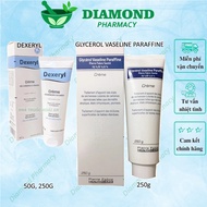 Dexeryl & Glycerol Vaseline Paraffine Cream 50g - 250g