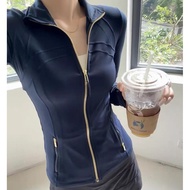 Women's Define Lulu Sports Yoga  Long Sleeve Fitness Outdoor Jacket