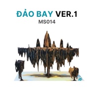 Flying Island Layout ver.1 decorates fish tank size 30x20x20cm (Ms014)