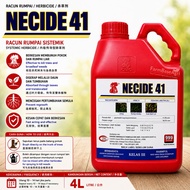 4L Necide 41 Glyphosate 41% /Racun  Rumput Lalang