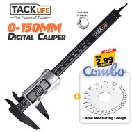 TACKLIFE 150mm Digital Caliper Measuring Tool Angkup Vernier Caliper Digital Caliper Gauge Measureme