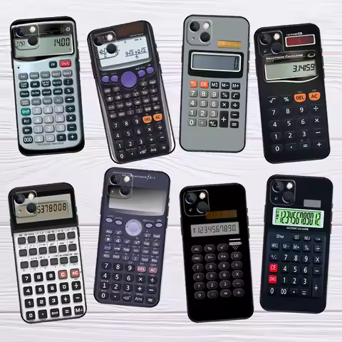 Retro Calculator Case For OnePlus 13s 13 13R 12 12R 11 10 Pro 10T Nord 4 CE 2 3 Lite N10 N20 N30 Pho