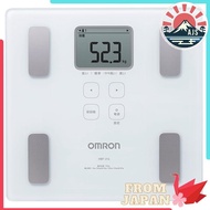 Omron Body Weight and Composition Scale Body Scan White HBF-214-W Thin design with a thickness of 28mm Large character display