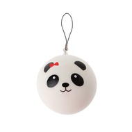 QUU Cute Panda Squishy Steamed Bun Bag Phone Pendant Lanyard Keychain Kid Toy