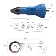 Electric Rivet Nut TOOL Riveting Tool Cordless Riveting Drill Adaptor Insert Nut Tool Accessorie Riv