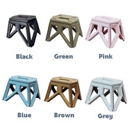 YSSH Foldable Stool Portable Outdoor Plastic Stool Camping Stool Fishing Stool Simple Fishing Chair Slacker Chair For Camping Travel Hiking