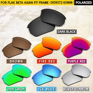 Fit for OO9372 Flak Beta Asian Fit 65mm Polarized Replacement Lens - 100% UV Protection & Tinted