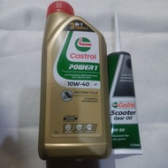 MESIN Piaggio Vespa 2V Engine Oil Service Package (Engine Oil +Gardan)