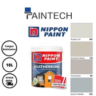 Nippon Weatherbond Paint Grey Color (Interior) Cat Dinding - 18L