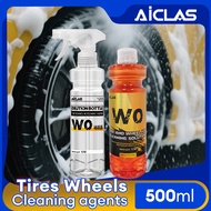 AICLAS Car wash shampoo  Foam spray Pembersih Kereta Roda Rim Roda Penghilang Noda Brek Pencuci Berk