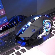 Chuột Gaming Không Dây G28 Dành Cho Game Thủ Click Không Gây Tiếng Ồn Có Đèn LED Chơi Game Cực Đã Bả