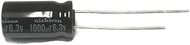 Nichicon Set of 10 105°C Electrolytic Capacitor 1000uF 6.3V (1000 mfd 6.3V) 20% Radial, 5/16" x 9/16