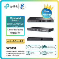 TP-Link Omada SX3832 24-Port 10GBASE-T L2+ Managed Switch (พร้อม 8 SFP+ Slots) สวิตช์ 10Gbps ความเร็