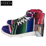 PEARLY GATES [近全新] 053-0192505 條紋彩虹高筒高爾夫球鞋，尺寸 26.0cm [二手]