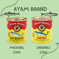 Ayam Brand Ikan Sardin/ Mackerel Dalam Sos Tomato -230g