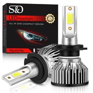 2pcs 50W H1 H4 H7 LED Bulb H8 H9 H11 9005 HB3 9006 HB4 Car Headlight Mini 9004 HB1 9007 HB5 H13 Led 