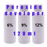 Peroxide 6% 20Vol Cream 120ml hair color developer rambut mixer