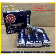 NGK SPARK PLUG BKR7EIX-11 6988 - PROTON WIRA 1.6 - TOYOTA VIOS  - ALTIS CAMRY ACV30 ACV40 1SET 4PCS