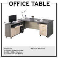 Office Table Set With Drawer Director Table 1.8m Office Desk Executive Table Director Desk L Shape O