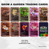 Grow a Garden Trading Cards Photocards Roblox Children Games v2