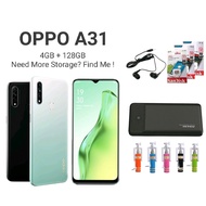 OPPO A31 Smartphone | 4GB RAM + 128GB ROM | 4230mAh Big Battery | Android Phone Original | 6.5' HD W