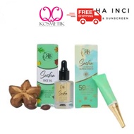 Sacha Face Oil 10ml Sacha Inchi UV Defense Sunscreen Serum Sun SPF 50+ RB Sunblock REEN BEAUTE |