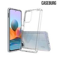 紅米Redmi Note 10 Pro 4G CASEBURG Clear Hybrid 雙物料 TPU軟邊保護套 亞加力透明硬底 手機殼Case 5586A