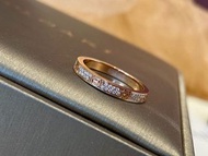 Cartier窄版卡地亞滿天星戒指