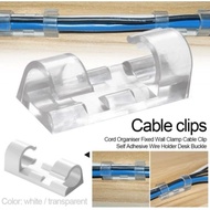 Klip Clem Kabel Tempel Dinding USB Charger Dengan Lem 3M - Perapih