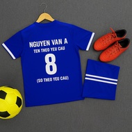 Quần Áo Bóng Đá Đồ Đá Banh Trẻ Em CLB Real Madrid Màu Xanh Sân Khách Mùa Mới 25/26 HOT Thun Lạnh Cao