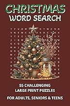 Christmas Word Search For Adults Large Print: 1100 Words, Winter Themed Word Find Puzzles For Senior