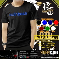Coinbase T-shirt Logo Distro Clothes