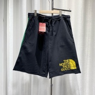 Gucci 古馳×The North 北面聯名 紅綠條紋短褲shorts